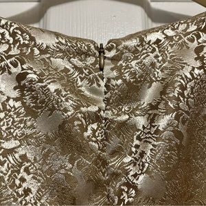 R & M Richards Women's Embellished Soutache Gown & Bolero Jacket Navy Size 12